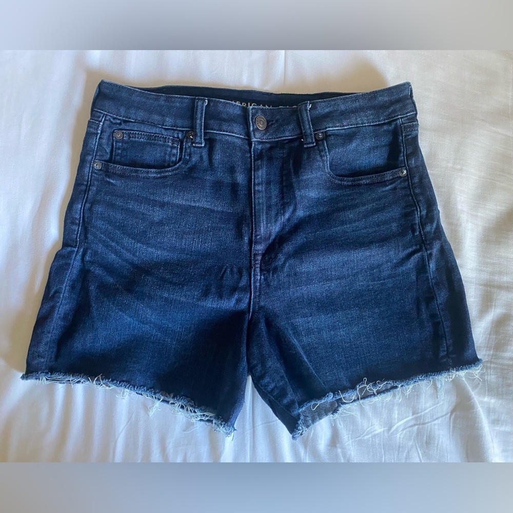 Never Used - American Eagle Outfitters Dark Blue Denim Jean Shorts